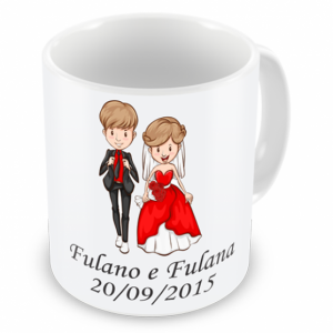 Caneca Personalizada para Casamentos